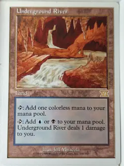 Underground River - 6th Edition Core Set - Magic the Gathering MTG Nice! - Image 1