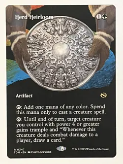 Herd Heirloom (Borderless) Tarkir: Dragonstorm Non-Foil MTG NM - Image 1