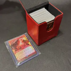 200x MTG Red Rare Mythic Lot Mono-Red Collection Commander w/ Deck Box - Image 2