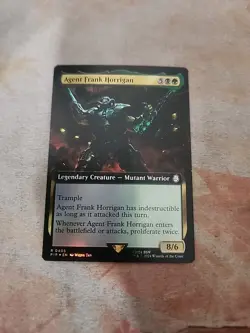Agent Frank Horrigan Extended Art Foil Universes Beyond Fallout MTG NM - Image 1