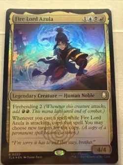 Fire Lord Azula Avatar: The Last Airbender NM Legal Foil MTG - Image 1