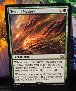 magic the gathering - Trail of Mystery - Enchantment - Rare - Green - Forest - Image 1