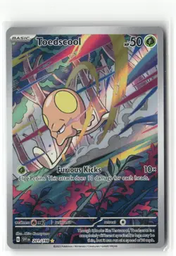 Pokemon Toedscool - Illustration Rare SV01: Scarlet & Violet Base Set 201/198 NM - Image 1