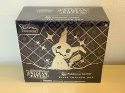 Pokemon Scarlet & Violet Paldean Fates Pokemon Center ETB Elite Trainer Box NEW - Image 1