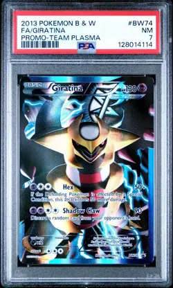 Giratina B&W Promo Team Plasma Full Art (Graded PSA 7) - Image 1