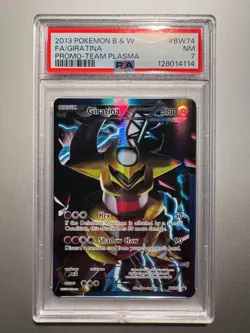 Giratina B&W Promo Team Plasma Full Art (Graded PSA 7) - Image 2