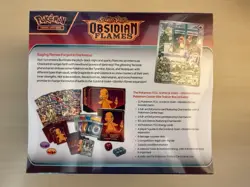 2023 Pokemon Obsidian Flames Factory Sealed Pokemon Center ETB Elite Trainer Box - Image 3
