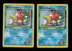2x 1st Edition Misty’s Magikarp 88/132 Pokemon Gym Challenge NM 30 HP - Image 1