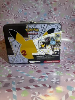 Pokemon 25th Anniversary Celebrations Treasure Chest Lunchbox Tin Factory SEALED - Image 1