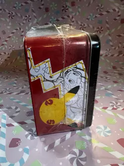 Pokemon 25th Anniversary Celebrations Treasure Chest Lunchbox Tin Factory SEALED - Image 4