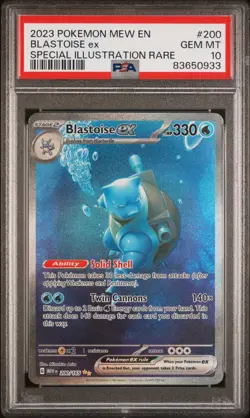 PSA 10 Blastoise ex - 200/165 - 151 English - Pokemon (ORIGINAL OWNER) - Image 2