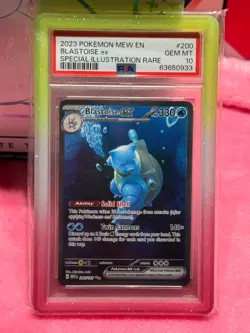 PSA 10 Blastoise ex - 200/165 - 151 English - Pokemon (ORIGINAL OWNER) - Image 5