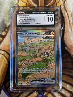 Iron Hands ex 248/182 SIR Pokemon Paradox Rift English Holo - CGC 10 Gem Mint 🔥 - Image 1