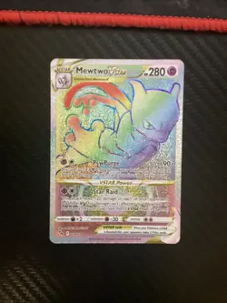 Mewtwo VSTAR (Secret) 079/078 Pokemon GO Holo - Near Mint - Image 1