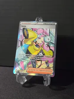 Pokemon TCG - Iono 254/193 Ultra Rare Full Art Paldea Evolved SV02 Near Mint - Image 1