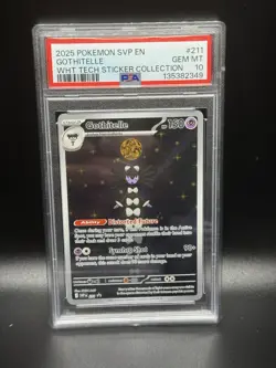 2025 POKEMON SVP EN-SV BLACK STAR PROMO #211 GOTHITELLE PSA 10 - Image 1