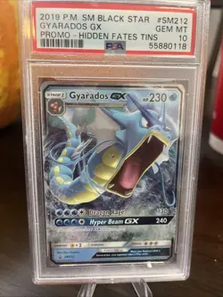 Pokemon TCG Gyarados GX SM212 Black Star Promo Full Art Ultra Rare - Image 2
