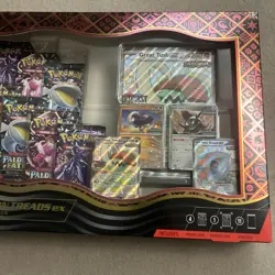 Pokemon TCG Paldean Fates Great Tusk ex Iron Treads ex Premium Collection Sealed - Image 3