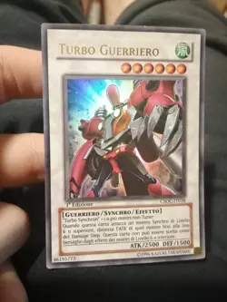 Carta Yugioh Turbo Guerriero CSOC-IT038 Ultra Rara 1a Prima Edizione Ita - Image 1