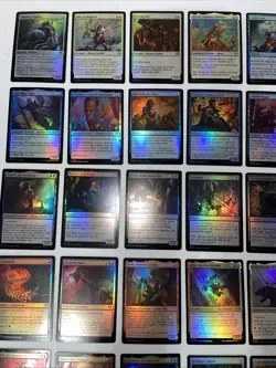 MTG Magic The Gathering Commander Masters 25 Card Lot All Different FOIL - Image 2