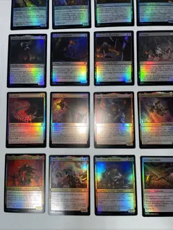 MTG Magic The Gathering Commander Masters 25 Card Lot All Different FOIL - Image 4