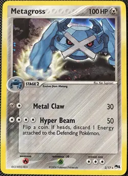 Metagross 002/017 POP Series 1 Holo (See Photos) Pokemon Card - Image 1