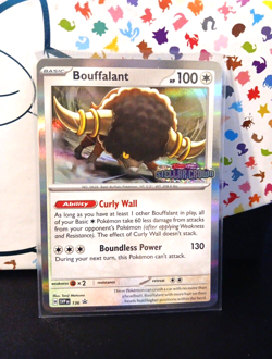 Bouffalant SVP 136 Black Star Promo Stamped Pokemon Card - NEAR MINT - Image 1