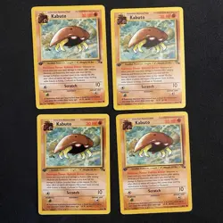 Kabuto Fossil 50/62 TCG x13 Card Lot 1st Edition and Unlimited Vintage WOTC 1999 - Image 4
