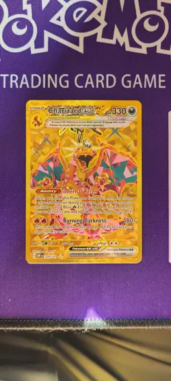 Charizard ex - 228/197 - Pokemon Obsidian Flames Secret Rare Gold Card NM - Image 1