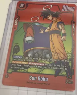 Dragon ball Son Goku FB05-100 Limited Pack 02 Fusion World Promo parallel card - Image 1