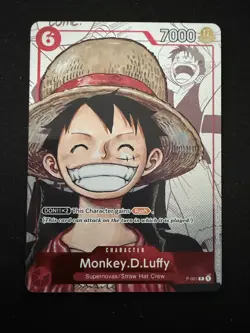 Monkey D. Luffy P-001 One Piece Premium Collection 25th Promo Card English - Image 1