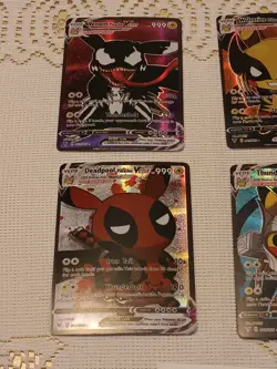 4Pikachu Pokemon Card Holo GX VSTAR VMAX GX EX Cosplay Art - Image 2