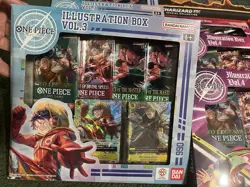 One Piece Trading Card Game: Illustration Box Volume 3 + 4 BOTH! FACTORY SEALED - Image 4