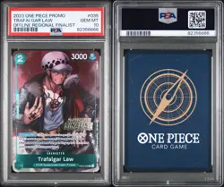 Trafalgar Law OP02-035 PSA 10 Offline Regional Finalist Promo One Piece Card - Image 3