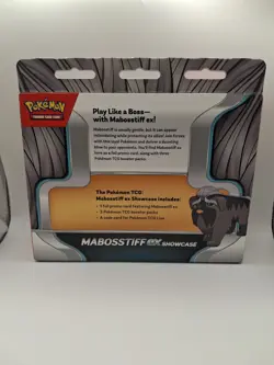 Pokemon TCG Mabosstiff EX Showcase Box 1 Foil Promo 3 Booser Packs NEW BOX - Image 2