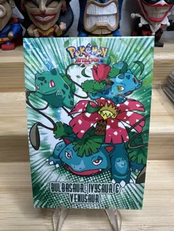 Bulbasaur ivysaur & Venusaur Crack Ice Pokemon Attacks Card Database - Image 1
