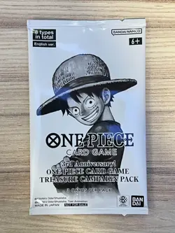 One Piece Card Game 3rd Anniversary Treasure Campaign Promo Pack ENGLISH - Image 1