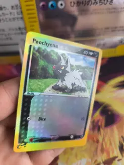 Pokemon Karte Card Poochyena Fiffyen Ex Ruby Saphire Reverse Holo Mint English - Image 2