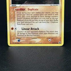 Pokemon Card TCG Ditto (Geodude) 62/113 Delta Species 2005 Regular non-holo - Image 4