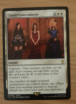 Clever Concealment MTG NM Regular Commander Final Fantasy Magic - Image 1