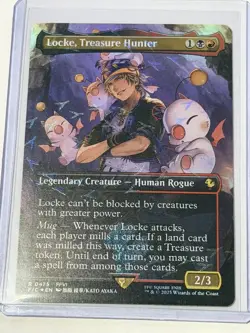 Locke, Treasure Hunter Borderless Final Fantasy Chocobo Track Foil 475 - Image 1