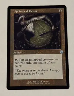 MTG Springleaf Drum - The Brothers' War Retro Artifacts LP - Image 1