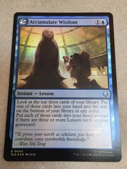 Accumulate Wisdom - #44 Foil - Avatar: The Last Airbender - Mtg - Image 1