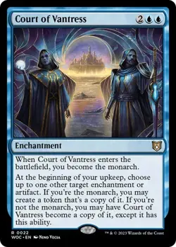 MTG Court of Vantress Wilds of Eldraine Commander 0022 Regular Rare NM - Image 1