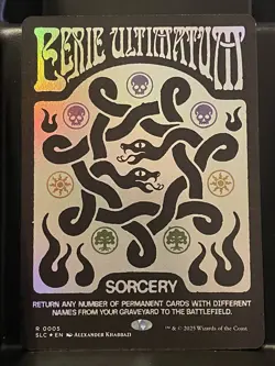 Eerie Ultimatum FOIL # 5 MTG SLD Secret Lair Countdown Kit 2025 NM - Image 1
