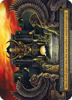 Sorcery: Contested Realm Temple of Moloch Unique Regular NM (GT) - Image 1