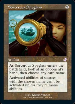 Sorcerous Spyglass (401) - NM - Time Spiral Remastered - MTG - Image 1
