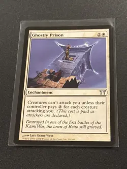 Champions of Kamigawa Ghostly Prison MTG Magic the Gathering NM - Image 1