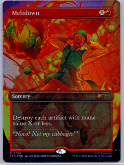 MTG Avatar: The Last Airbender: My Cabbages! Meltdown 2296 Rainbow Foil - Image 1