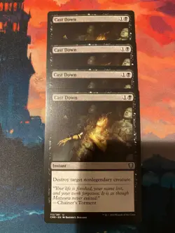 MTG Commander Legends Cast Down x 4 - Image 1